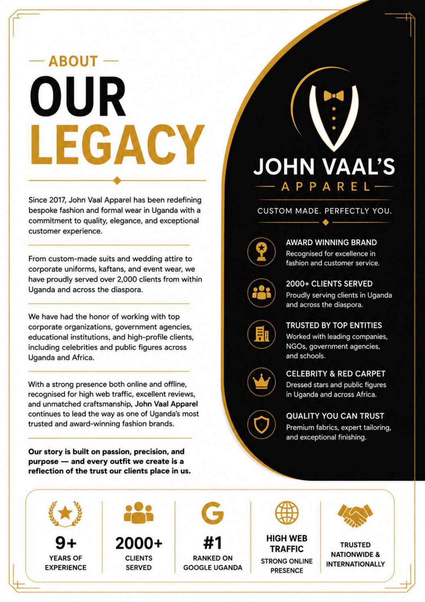 John Vaal Apparel company profile page 5