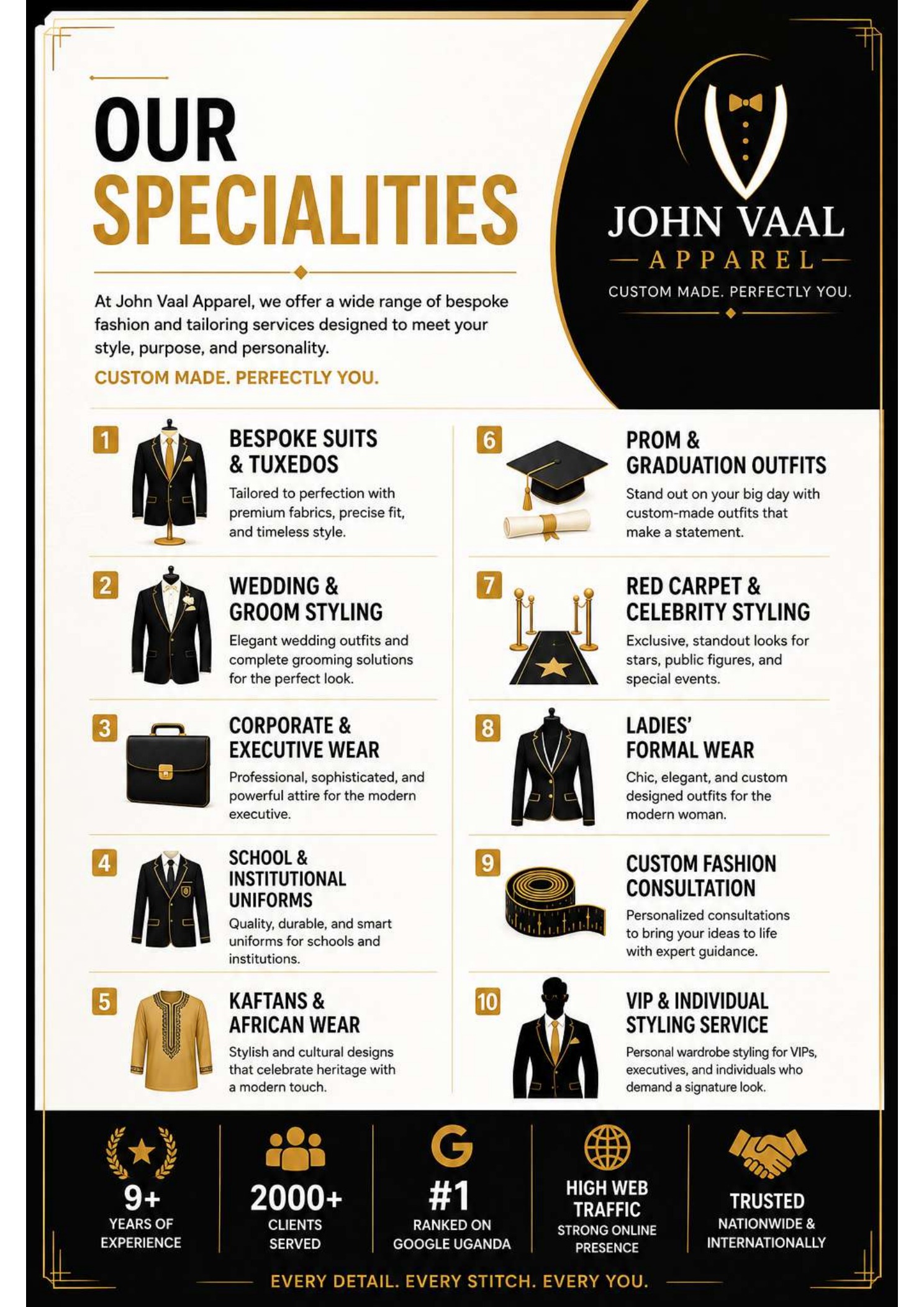 John Vaal Apparel company profile page 6