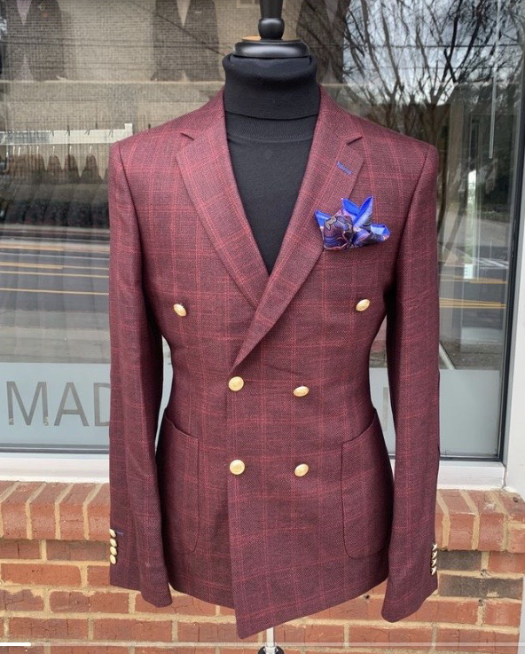 John Vaal Apparel Checkered Suits
